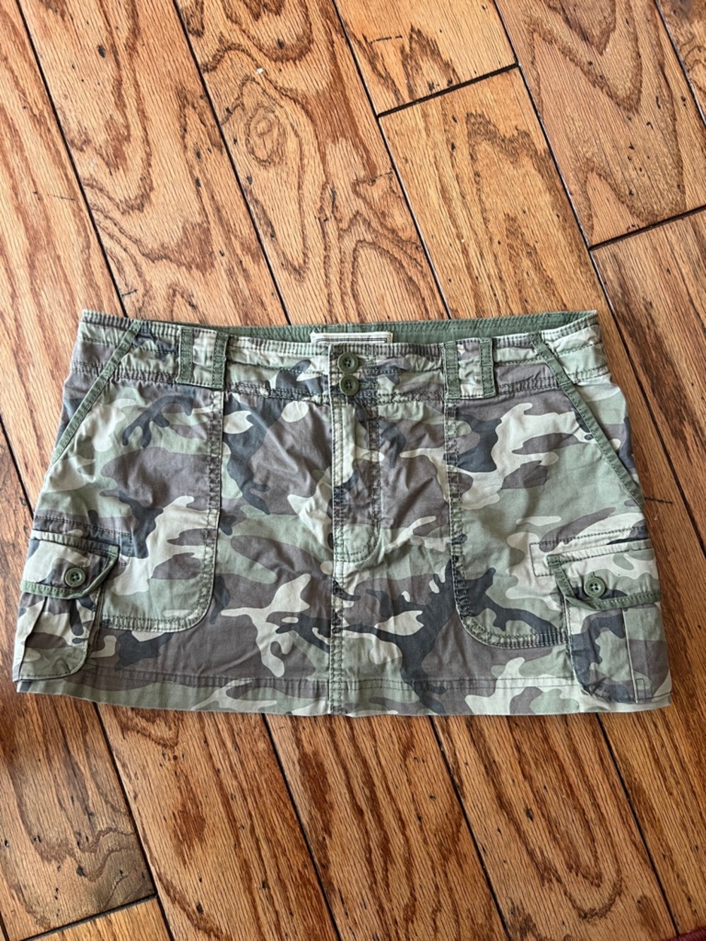 Abercombie & Fitch Mini Camo Cargo Skirt